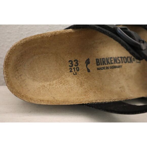 Birkenstock 1015555 Kids Sz EUR 33 US Ladies 2N Black Mayari Birko-Flor Sandals - Picture 10 of 16